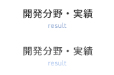 開発分野・実績